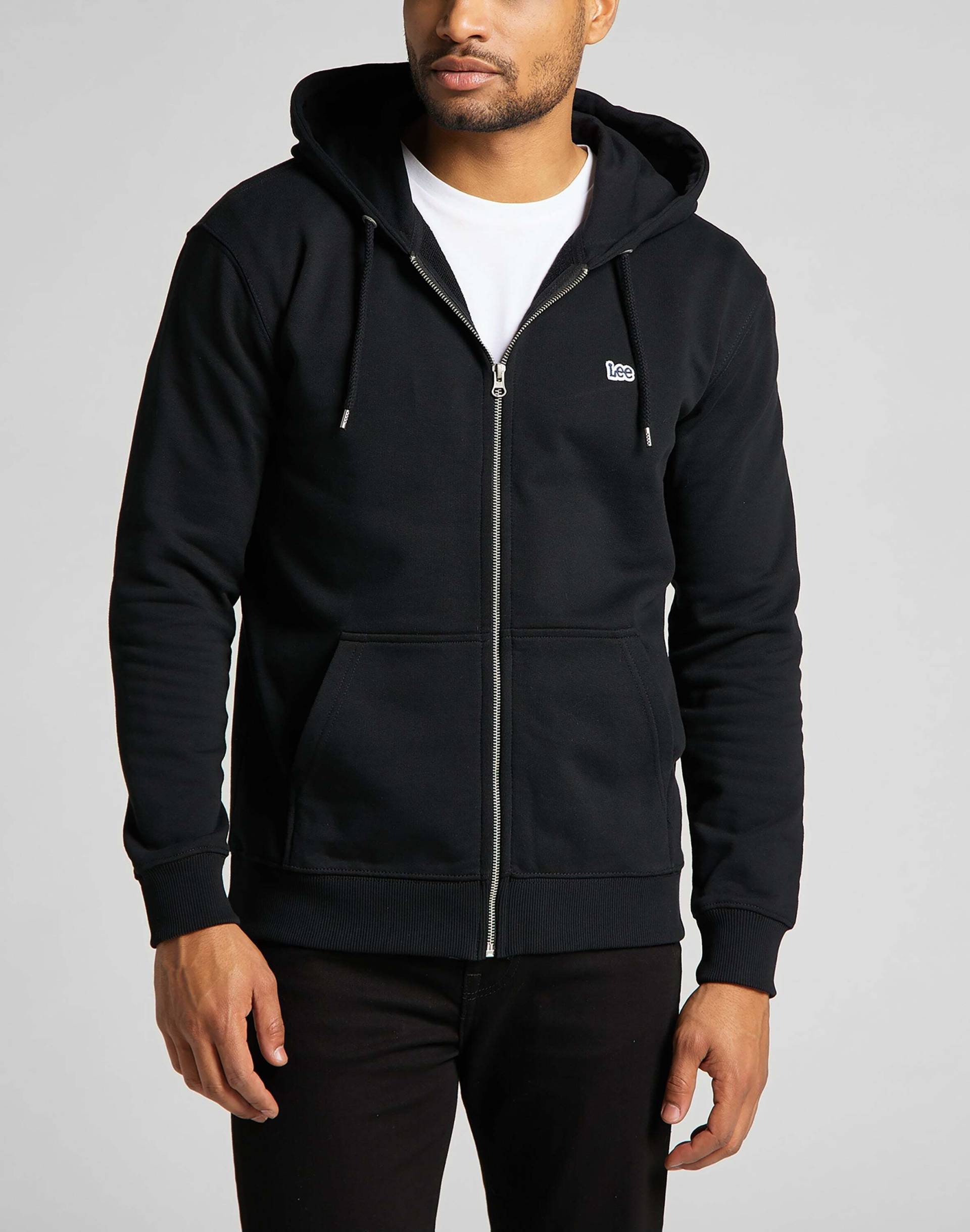 Lee® Sweatjacke »LEE Kapuzenpullover Basic Zip Through« von Lee®
