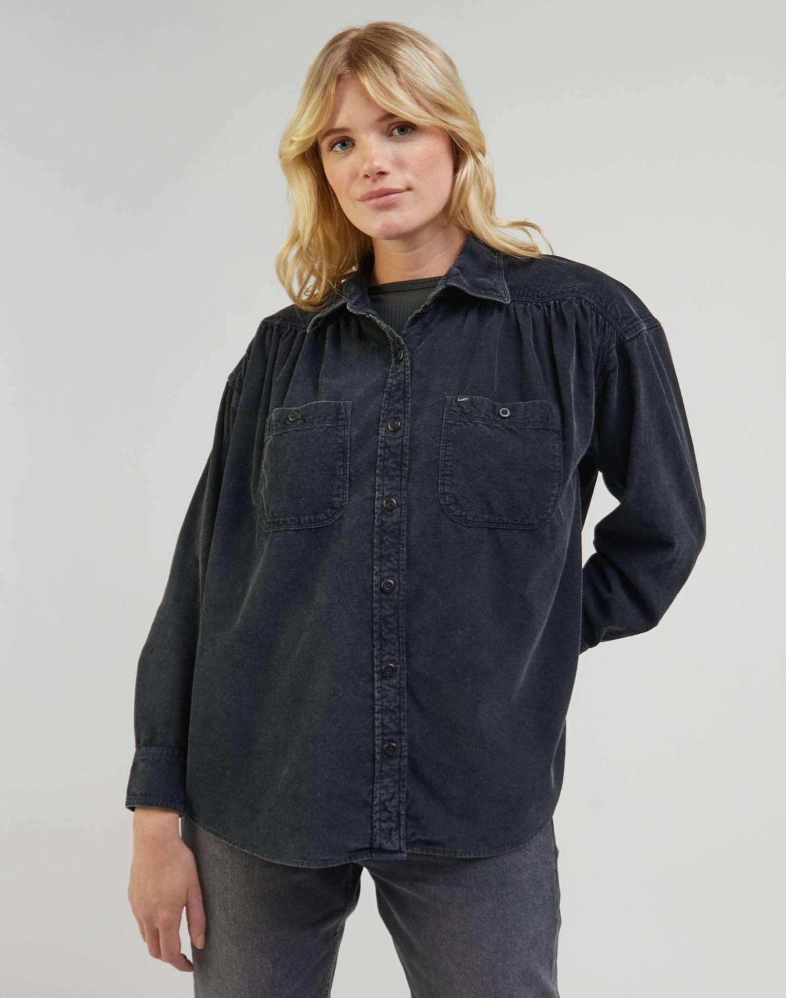 Blusen Frontier Shirt Damen Taubengrau S von Lee