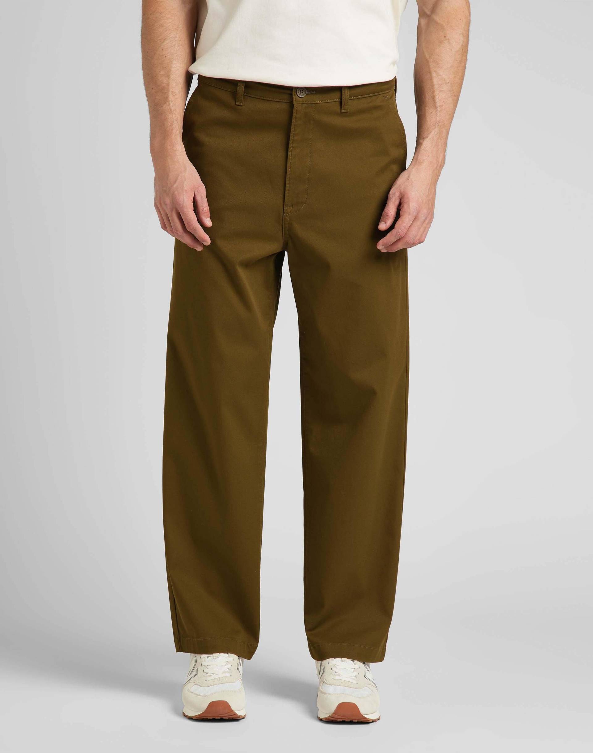 Chino Loose Damen Braun L34/W34 von Lee