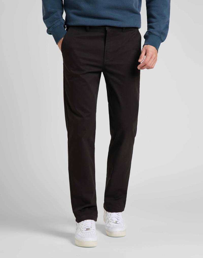 Chino Regular Damen Schwarz L32/W29 von Lee