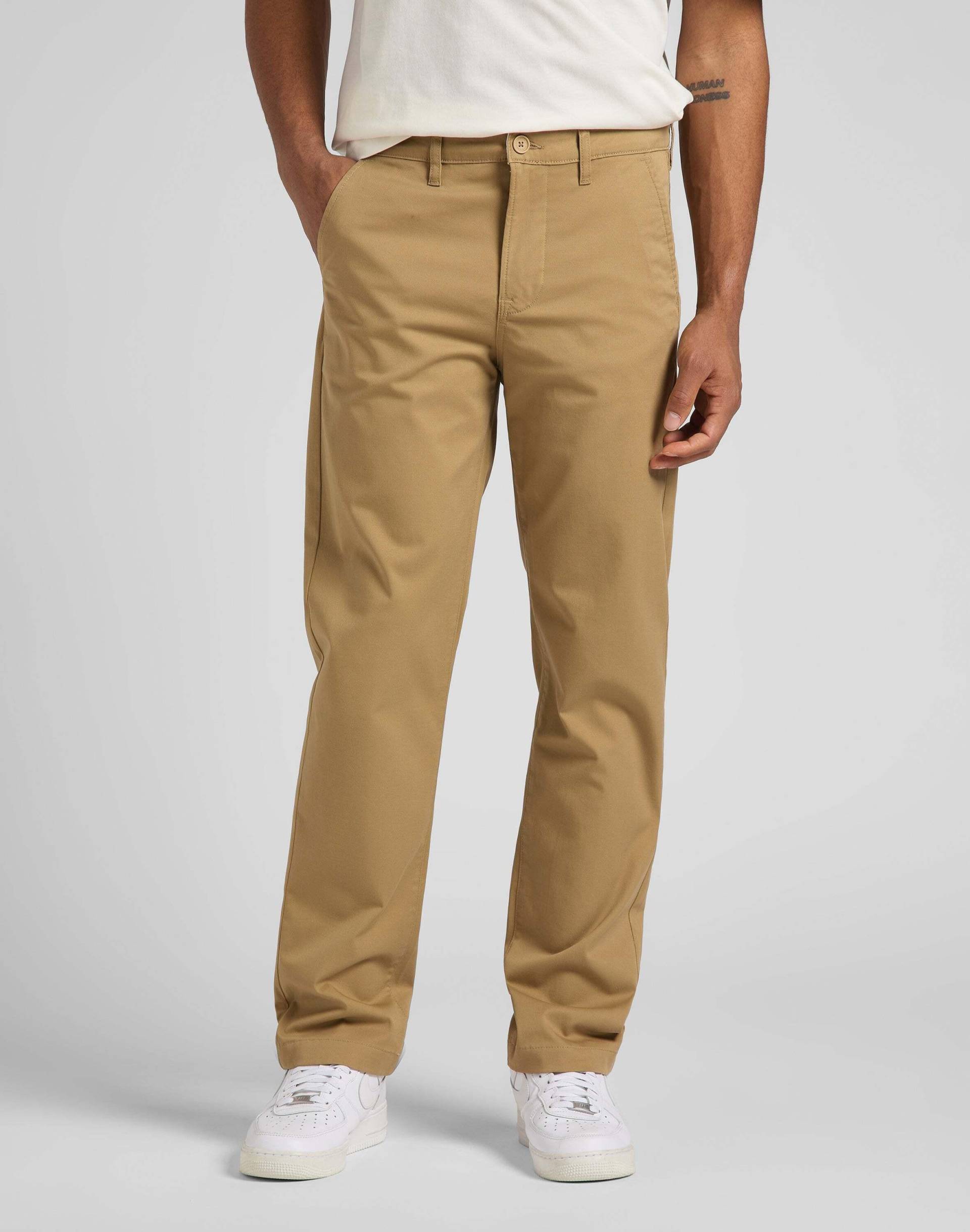 Chino Regular Herren Cognac L34/W30 von Lee