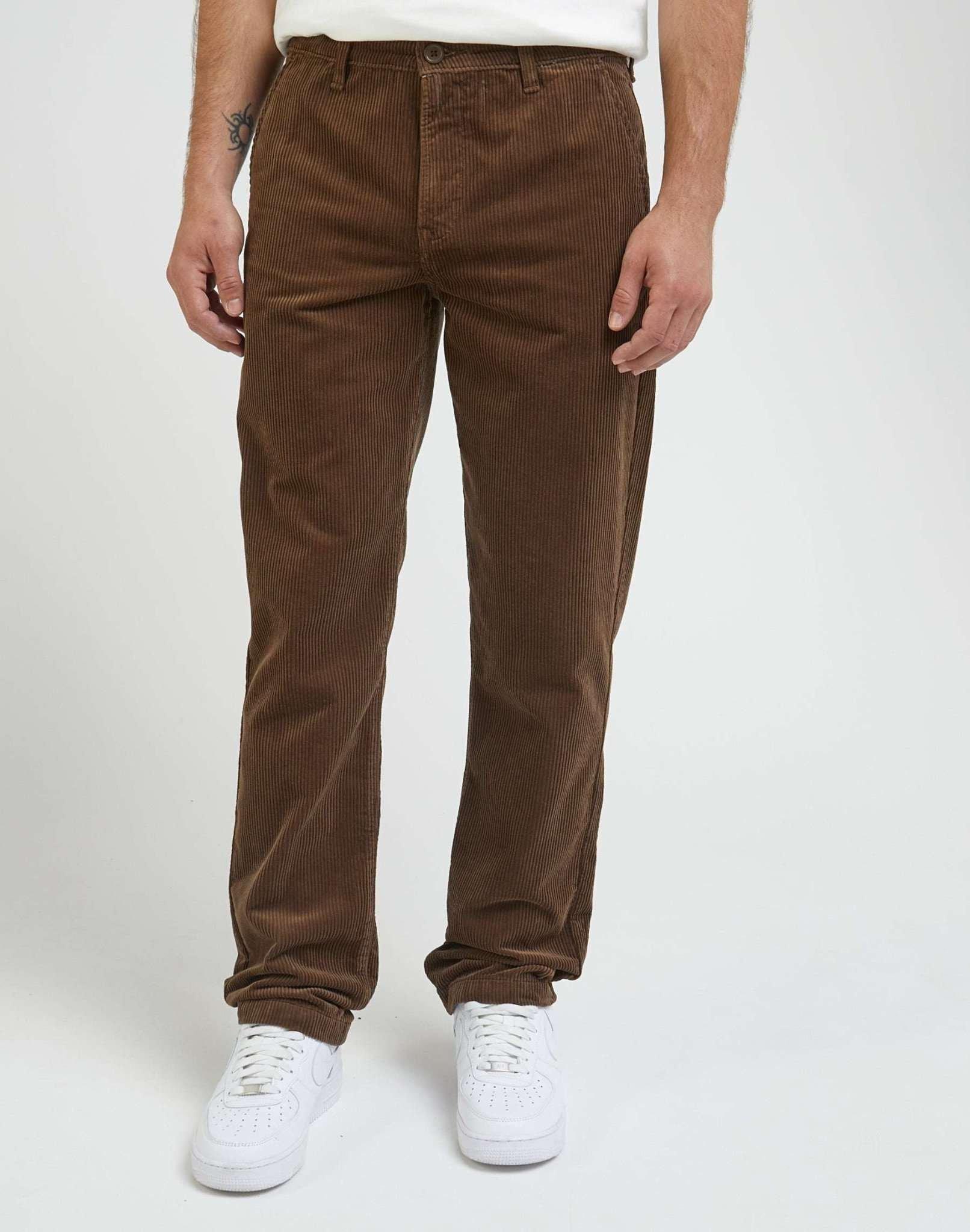 Chinos Regular Chino Herren Braun L32/W33 von Lee