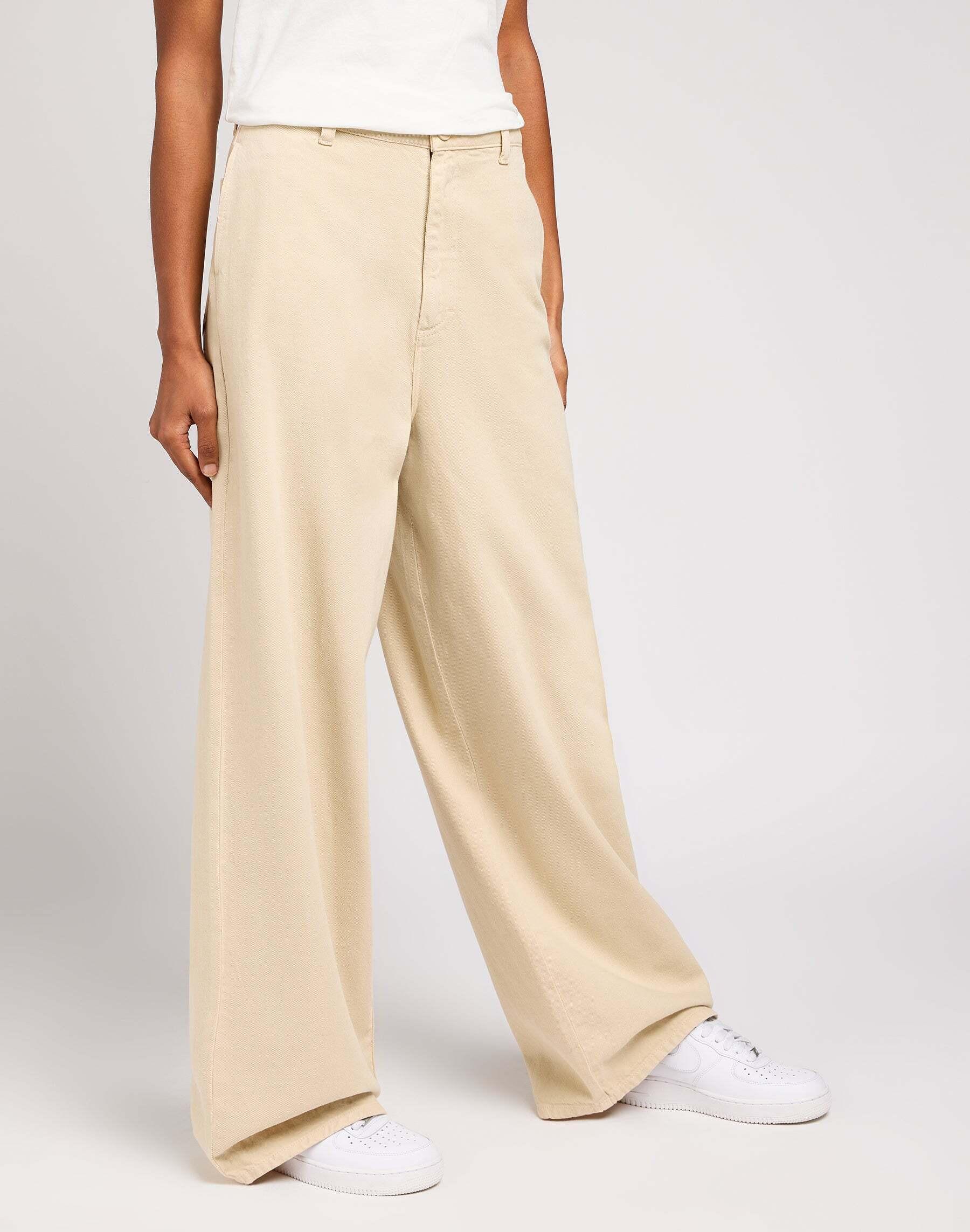 Chinos Relaxed Chino Damen Sand L31/W28 von Lee