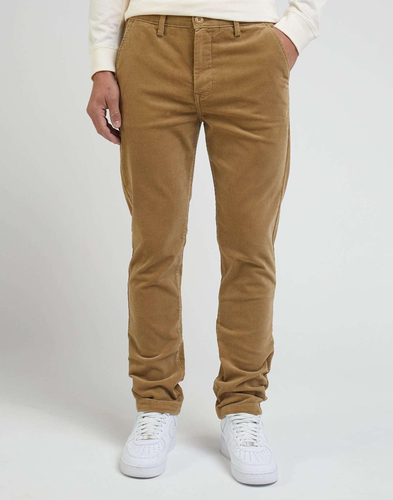 Chinos Slim Chino Herren Beige L34/W30 von Lee