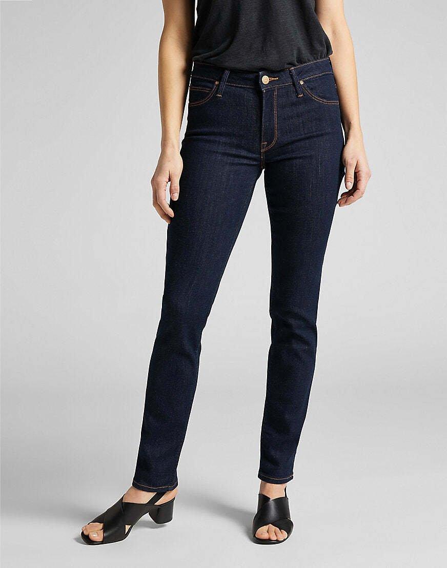 Jeans Slim Fit Elly Damen Blau Denim L31/W33 von Lee