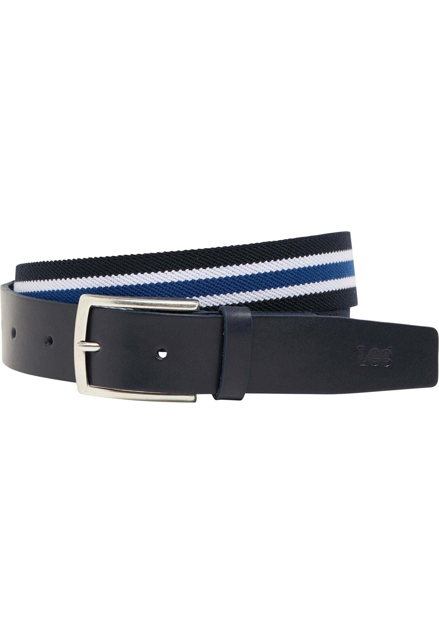 Gürtel Striped Webbing Belt Herren Blau 100 von Lee