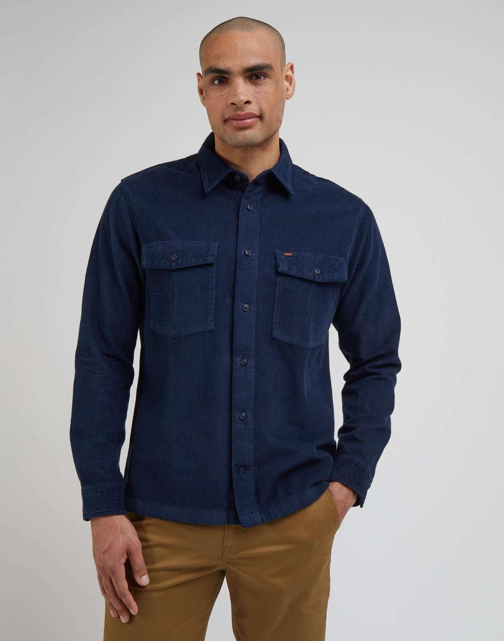 Hemden Ls Chetopa Twill Shirt Herren Blau XL von Lee