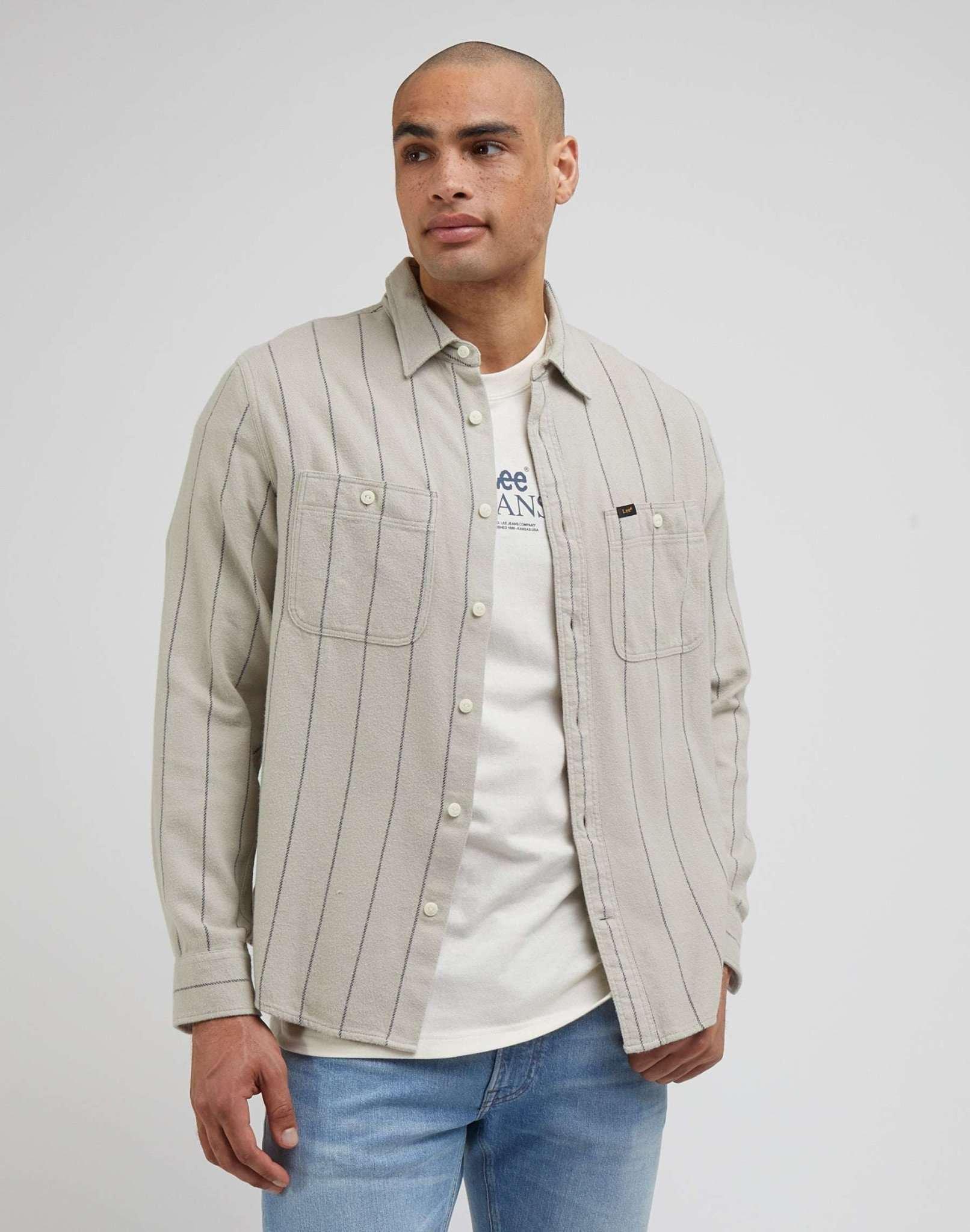 Hemden Worker Shirt 2.0 Herren Beige M von Lee