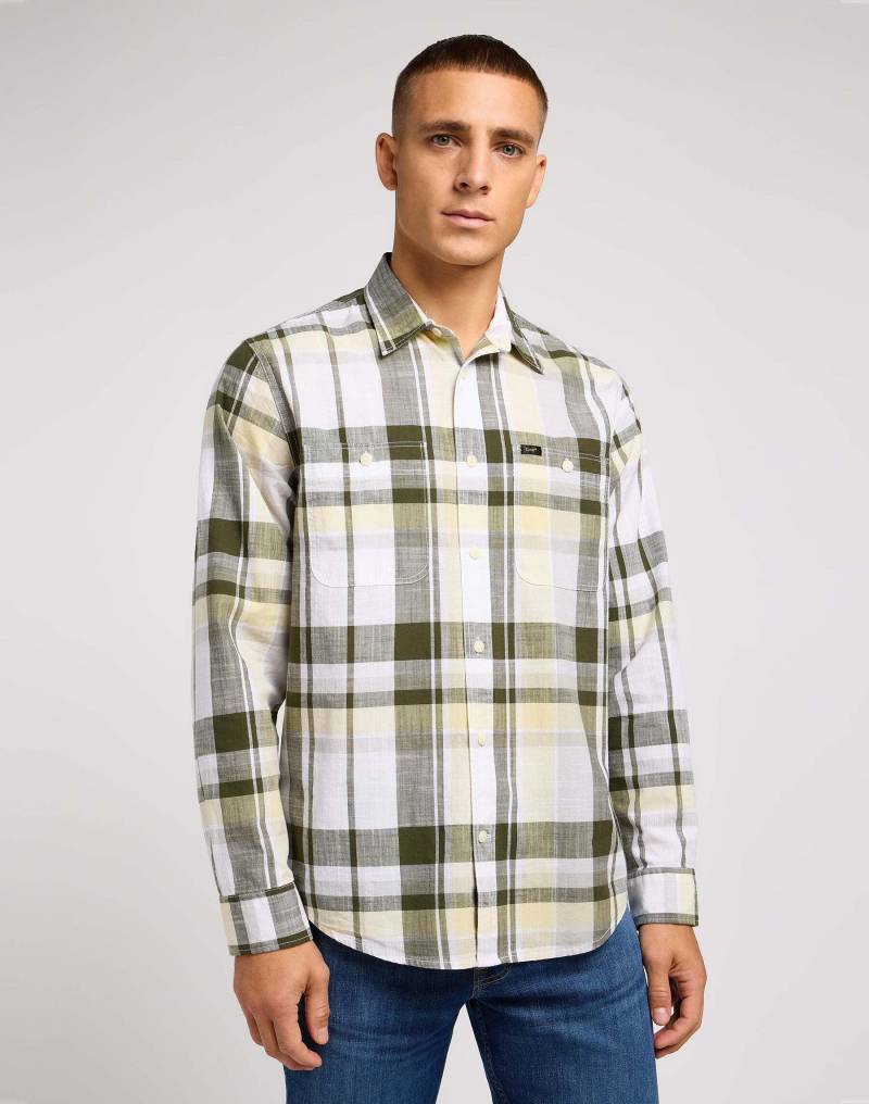 Hemden Worker Shirt 2.0 Herren Grün L von Lee