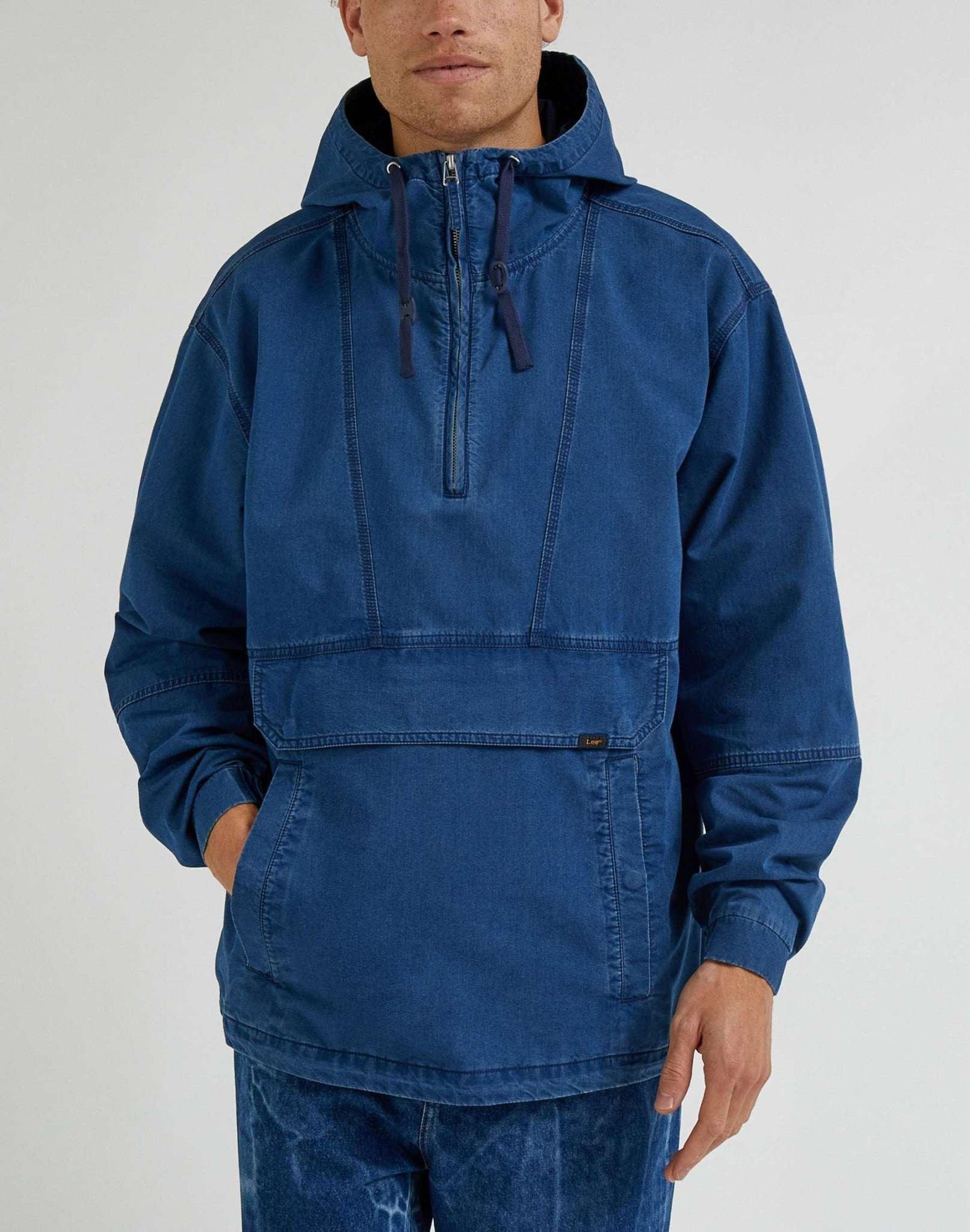 Jacken Anorak Herren Blau L von Lee