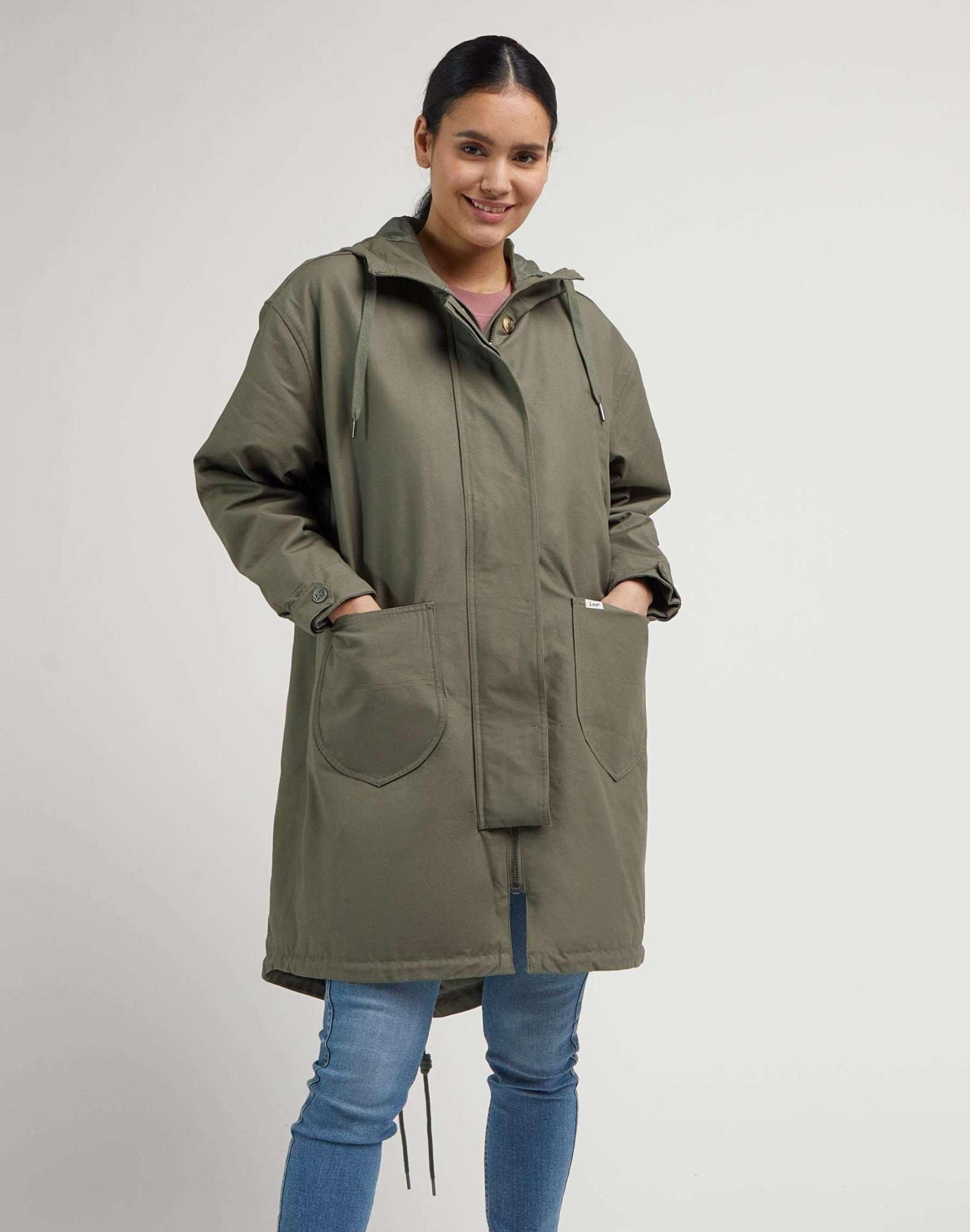 Jacken Parka Damen Grün M von Lee