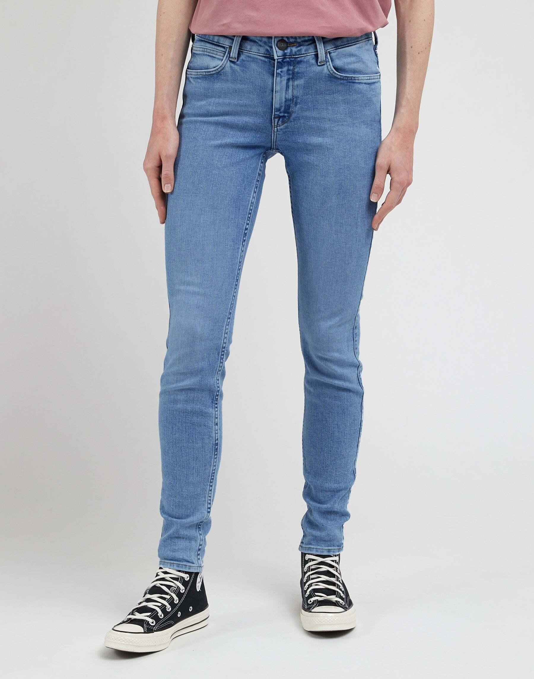 Jeans Scarlett Damen Blau L31/W26 von Lee