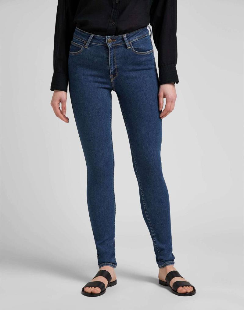 Jeans Skinny Fit Foreverfit Damen Blau Denim L31/W28 von Lee