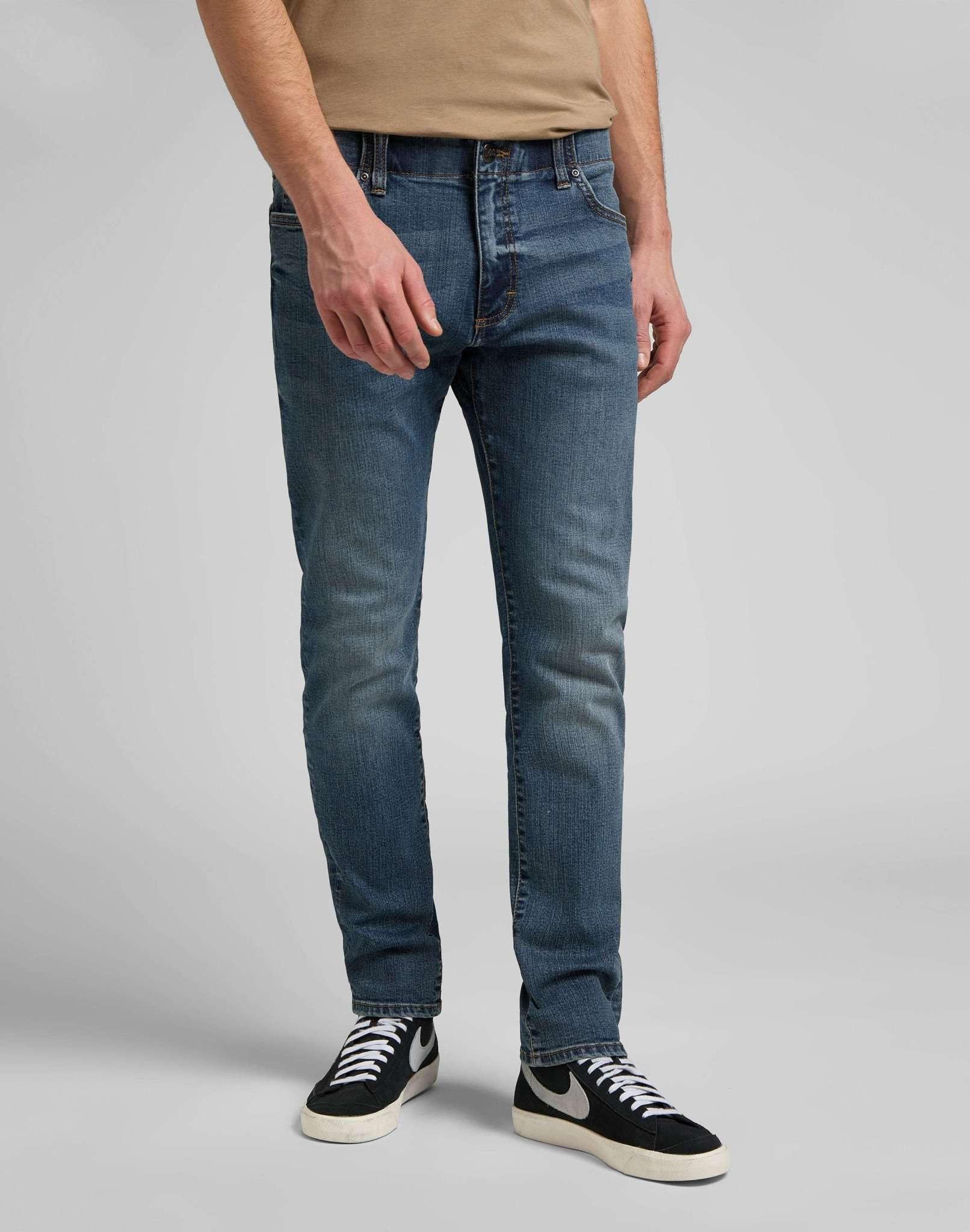 Jeans Skinny Fit Xm Herren Blau Denim L30/W38 von Lee