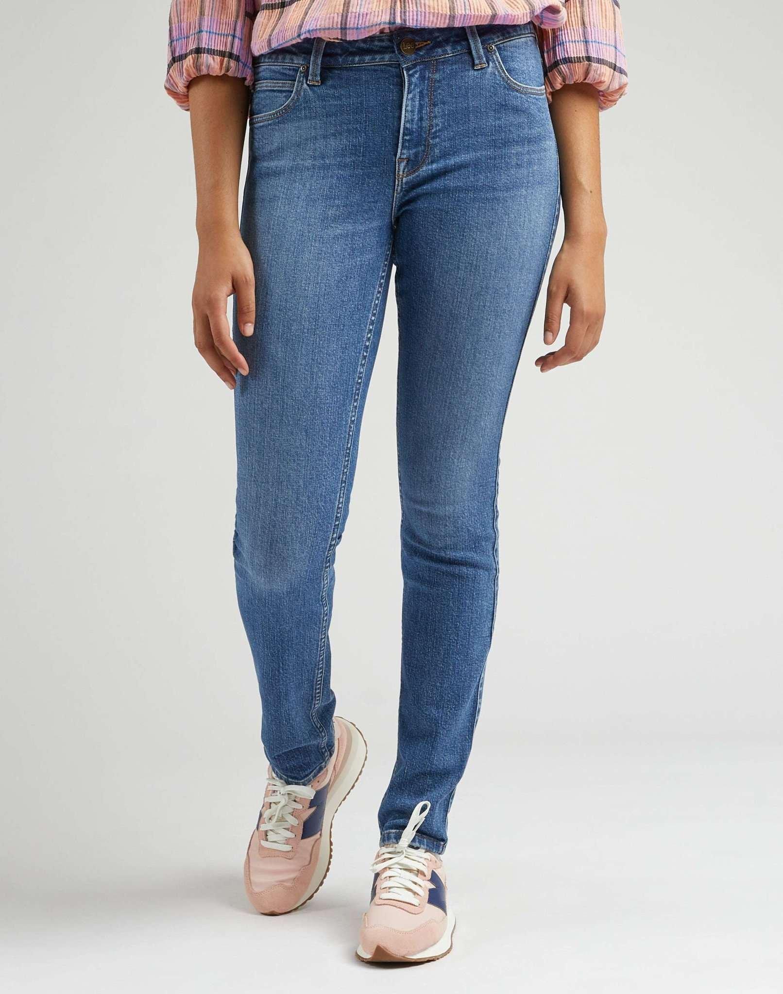 Jeans Slim Fit Elly Damen Blau L33/W30 von Lee