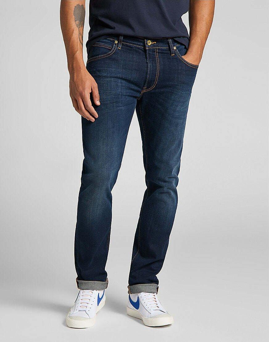 Jeans Slim Fit Luke Herren Blau Denim L32/W28 von Lee
