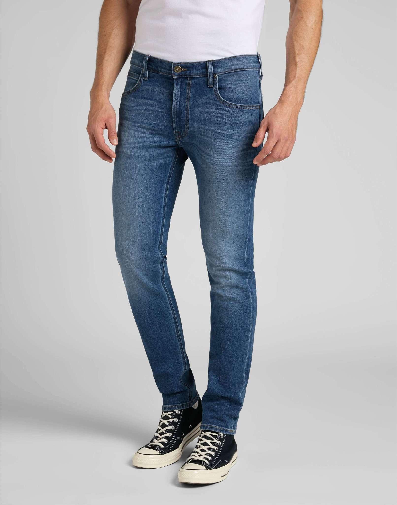Jeans Slim Fit Luke Herren Blau Denim L32/W29 von Lee