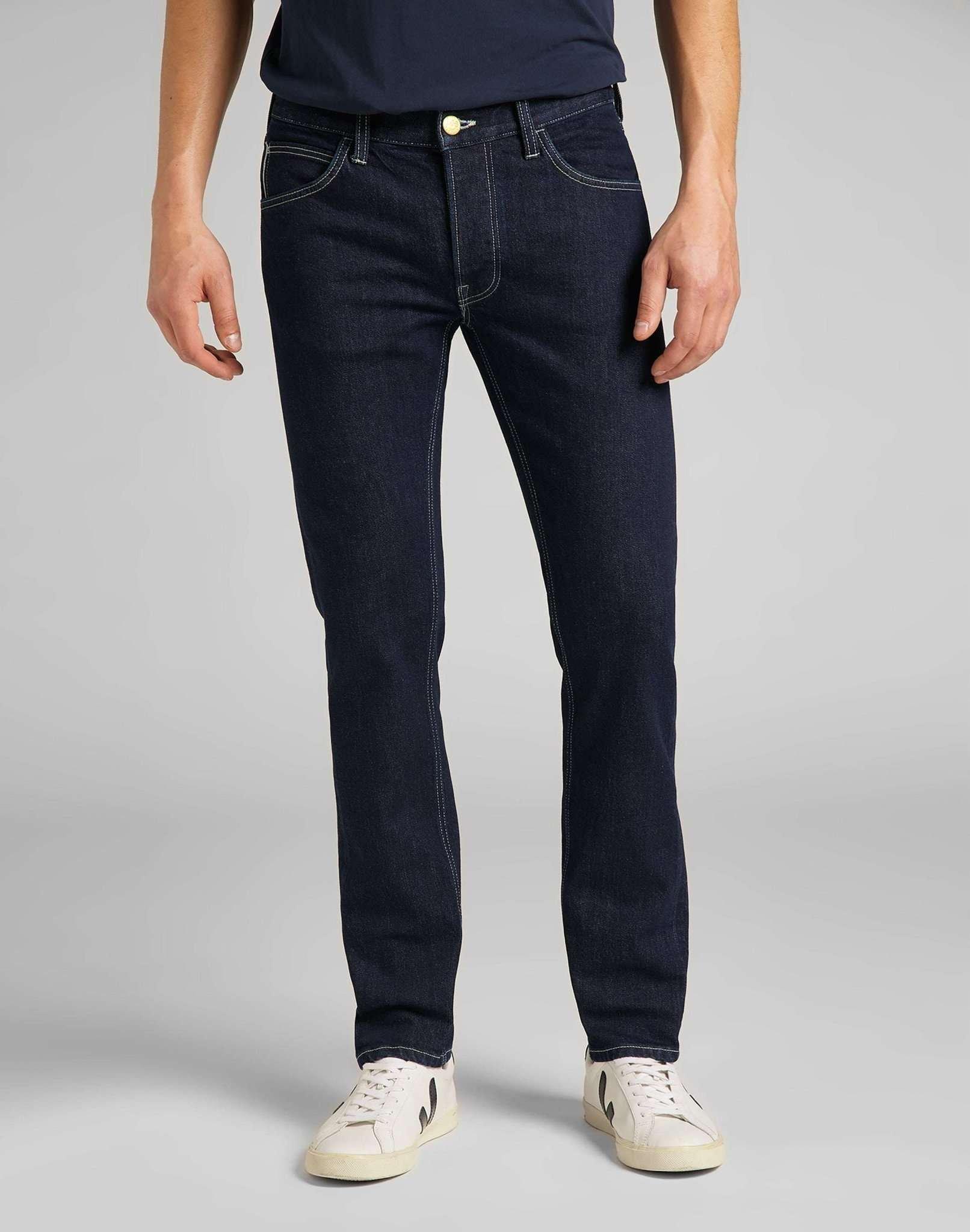 Jeans Slim Fit Luke Herren Blau Denim L32/W32 von Lee