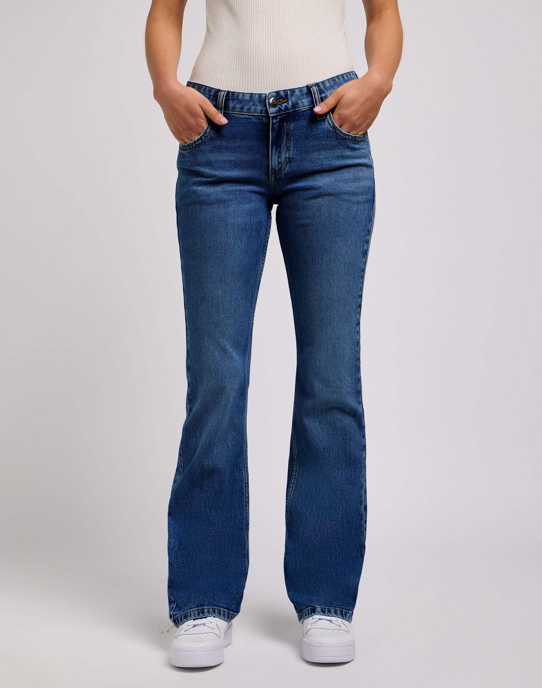 Jeans Straight Leg Marion Straight Damen Blau Denim W34 von Lee