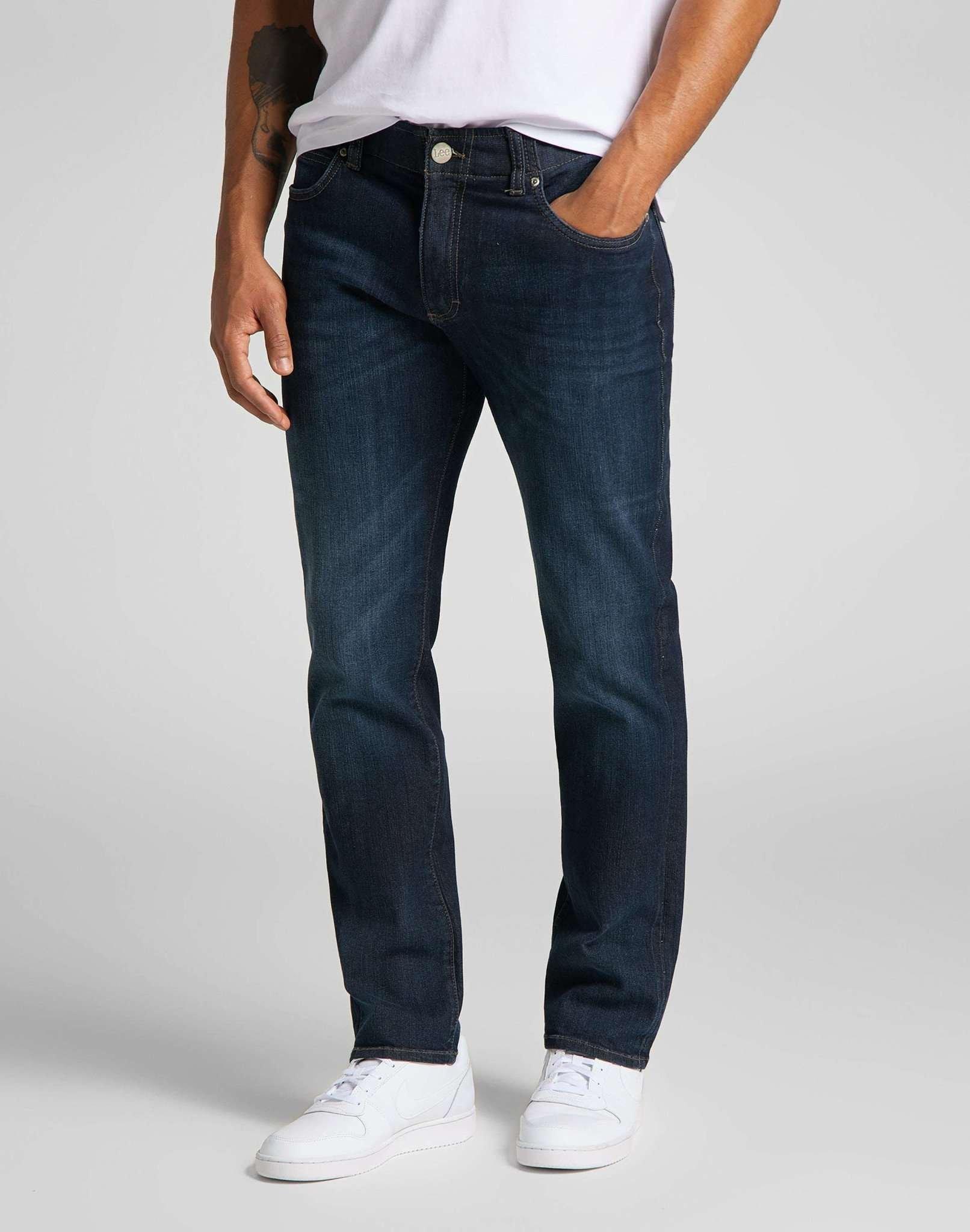 Jeans Straight Leg Xm Herren Blau Denim L34/W36 von Lee