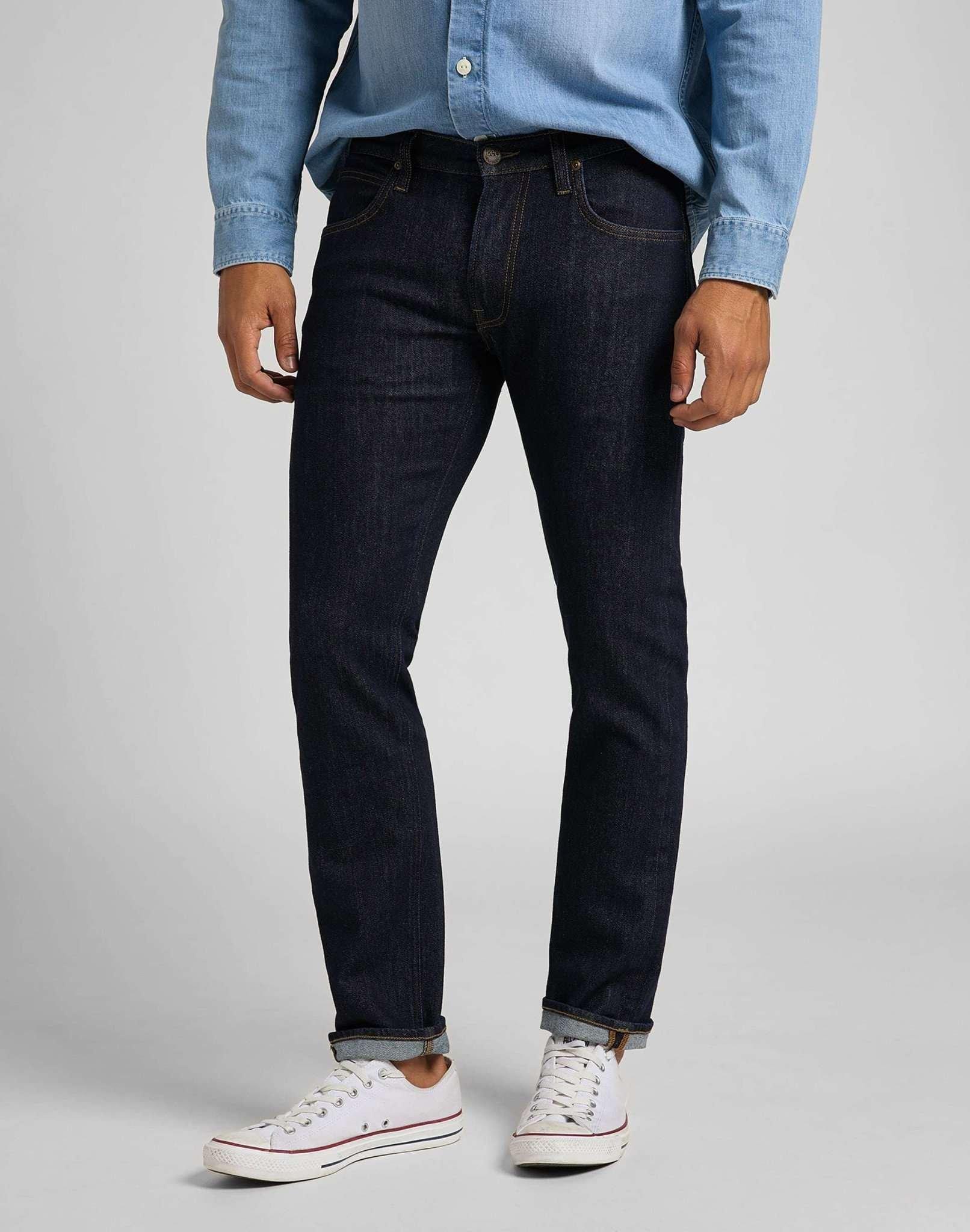 Jeans Straight Leg Daren Herren Blau Denim L32/W31 von Lee
