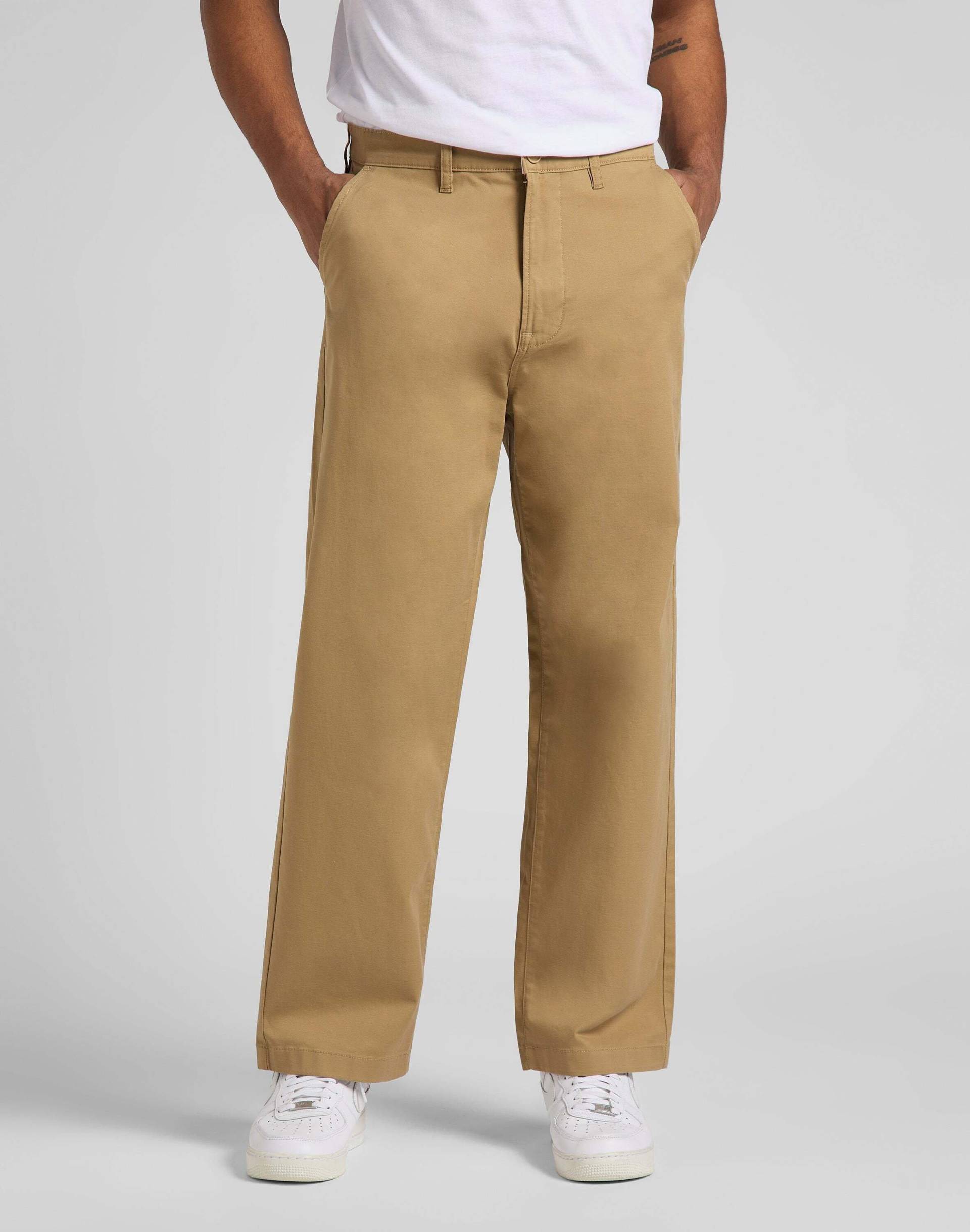 Chino Loose Herren Cognac W29 von Lee