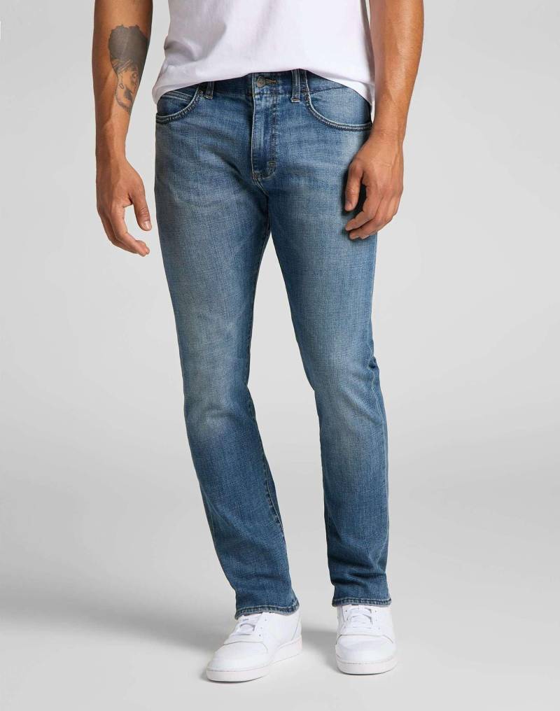 Jeans Slim Fit Mvp Herren Blau Denim L34/W34 von Lee