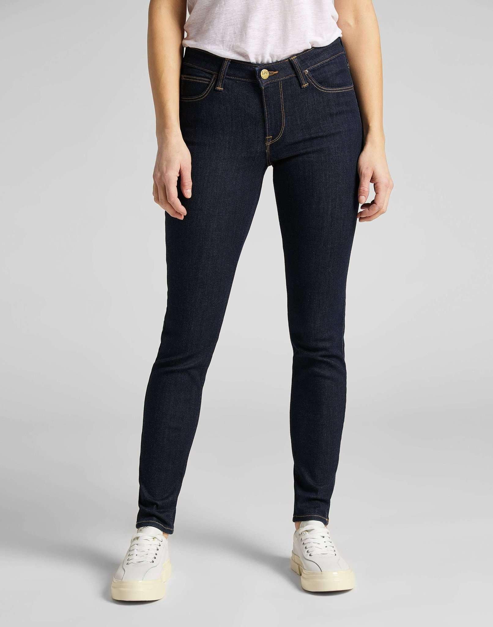 Jeans Skinny Fit Scarlett Damen Blau Denim L31/W30 von Lee