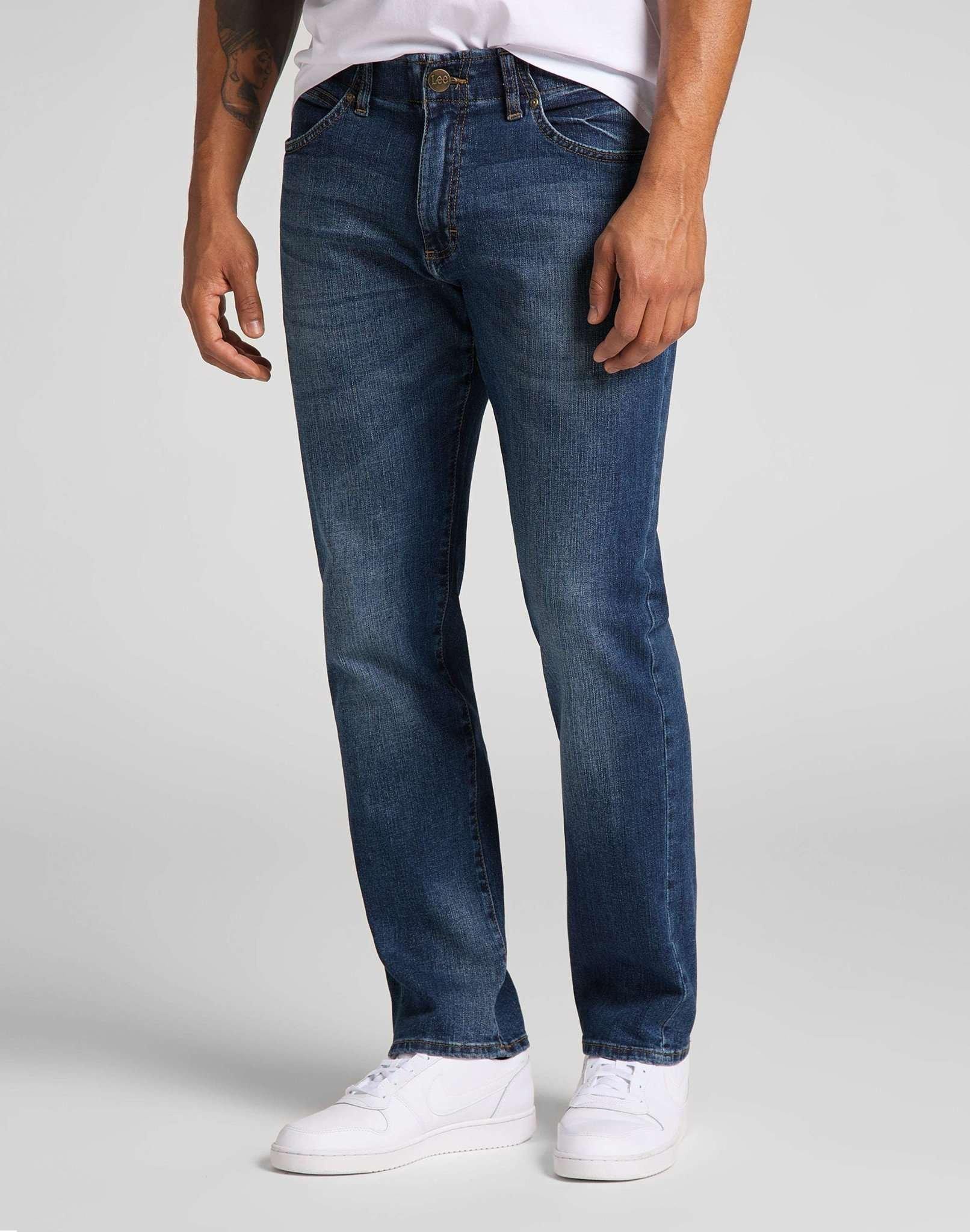 Jeans Straight Leg Xm Herren Blau Denim L30/W31 von Lee