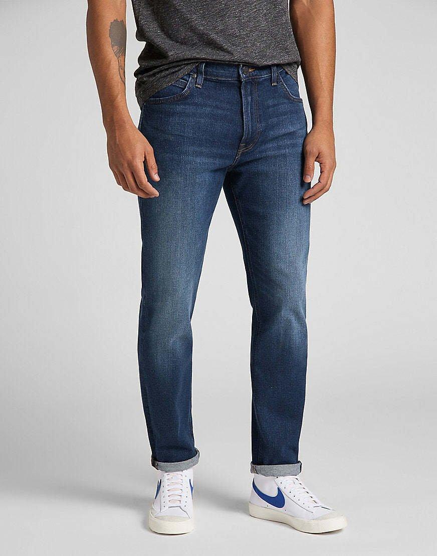 Jeans Straight Leg Austin Herren Blau Denim L30/W29 von Lee