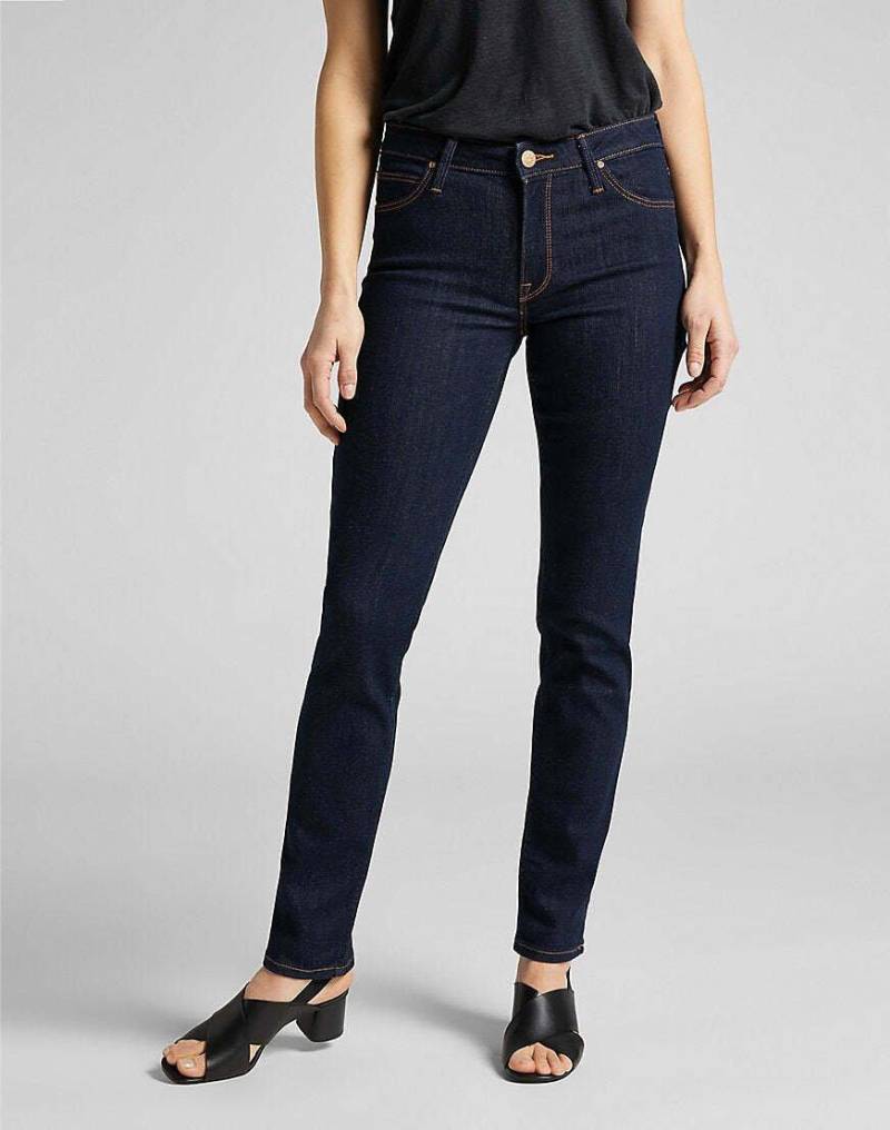 Jeans Slim Fit Elly Damen Blau Denim L33/W33 von Lee