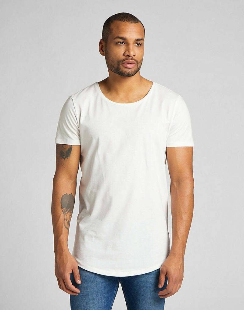 T-shirt Shaped Herren Écru XL von Lee