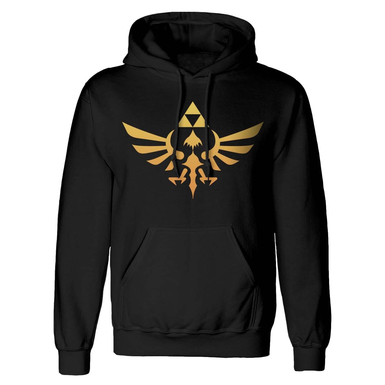 Hoodie Zum Überziehen Damen Schwarz L von Legend Of Zelda