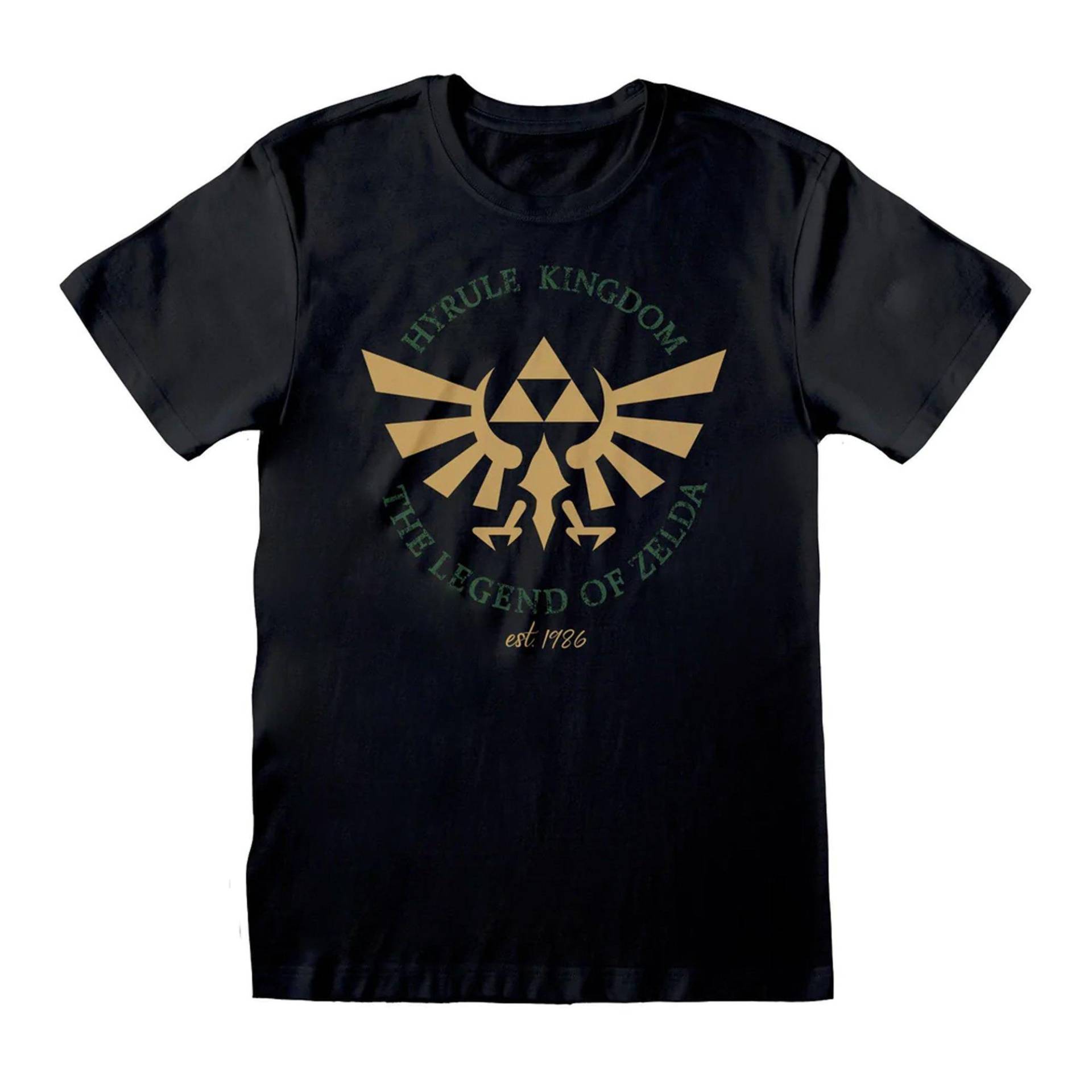 Hyrule Kingdom Tshirt Damen Schwarz M von Legend Of Zelda