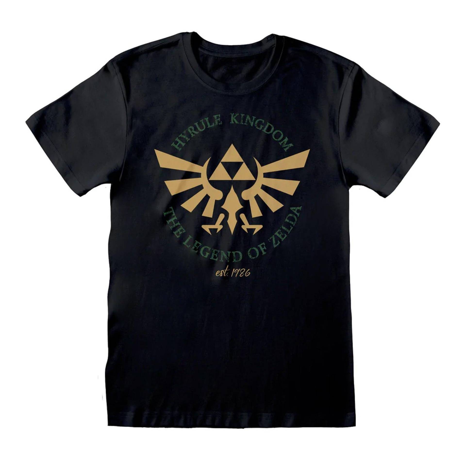 Hyrule Kingdom Tshirt Damen Schwarz XXL von Legend Of Zelda