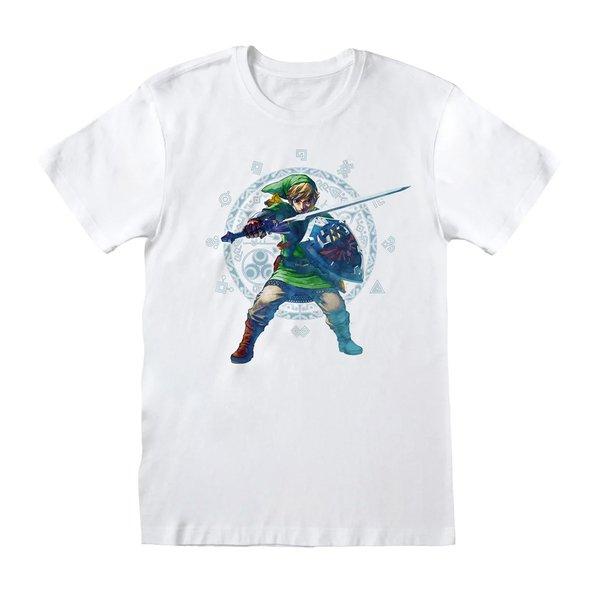 Skyward Sword Pose Tshirt Damen Weiss M von Legend Of Zelda