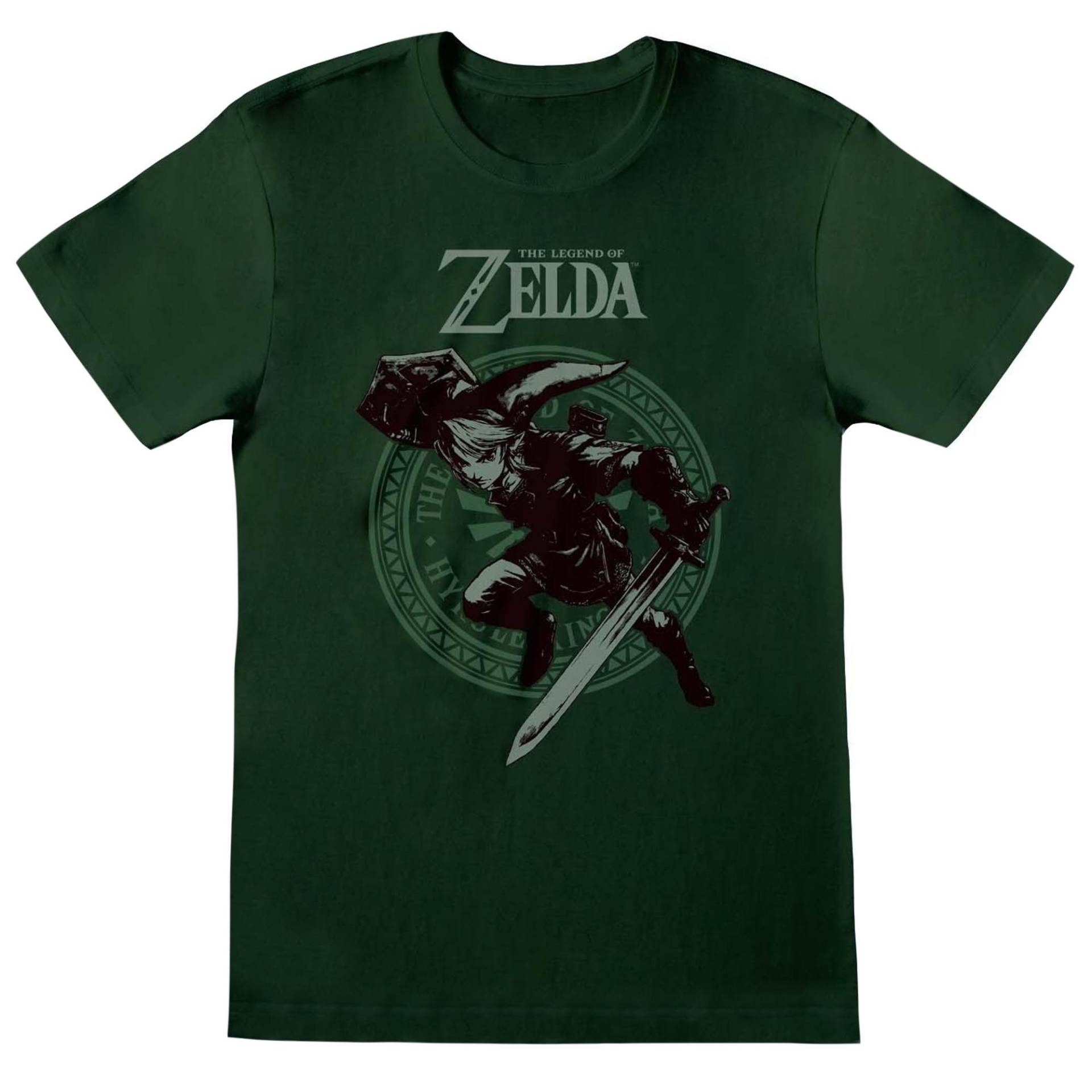 Tshirt Damen Grün M von Legend Of Zelda