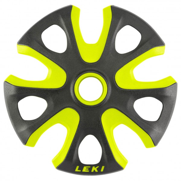 Leki - Big Mountain Basket - Trekkingstock-Zubehör Gr 95 mm gelb/schwarz von Leki