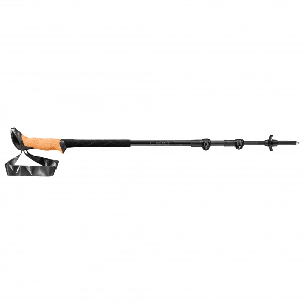 Leki - Black Series Carbon - Trekkingstöcke Gr 100-135 cm schwarz/grau von Leki