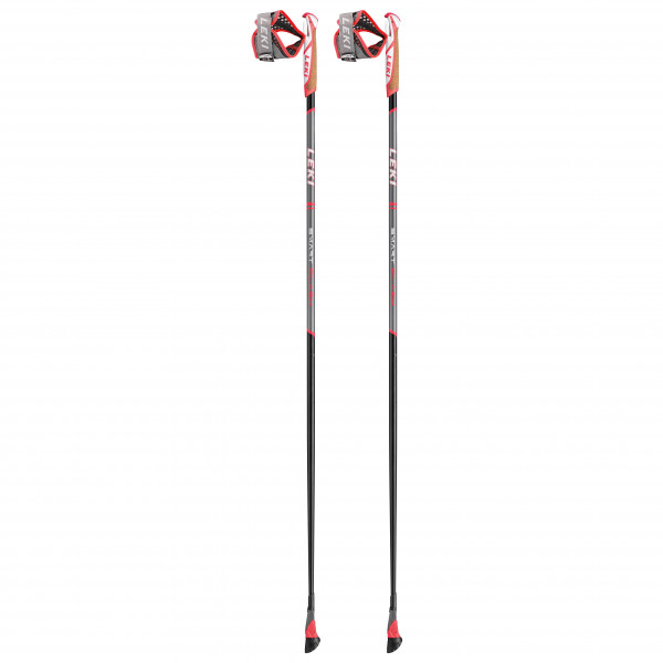 Leki - Smart Flash - Nordic Walking Stöcke Gr 125 cm grau/weiß von Leki