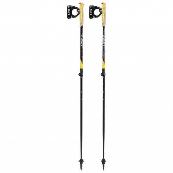 Leki - Spin Shark SL - Nordic Walking Stöcke Gr 100-130 cm weiß/grau von Leki