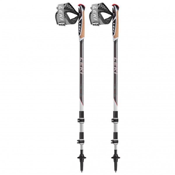 Leki - Traveller Alu - Nordic Walking Stöcke Gr 90-130 cm schwarz/gelb von Leki