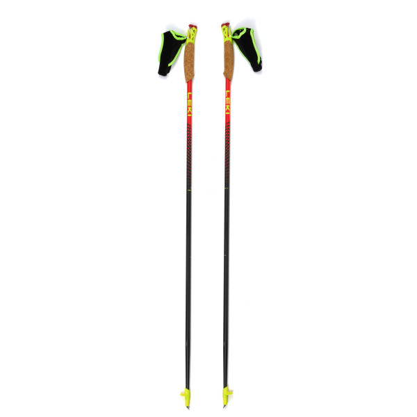 Leki - Vertical K - Trailrunning Stöcke Gr 110 cm;115 cm;120 cm;125 cm;130 cm;135 cm;140 cm beige/gelb von Leki