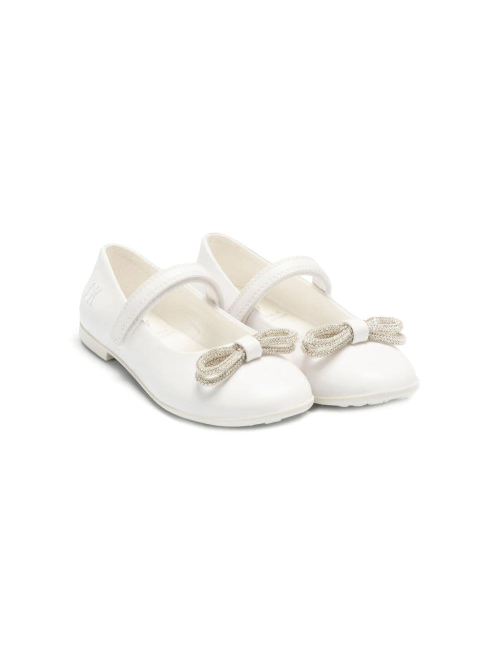 Lelli Kelly Serena bow-detail ballerina shoes - White von Lelli Kelly