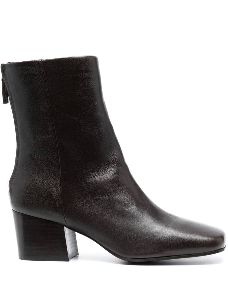 LEMAIRE 60mm leather ankle boots - Brown von LEMAIRE