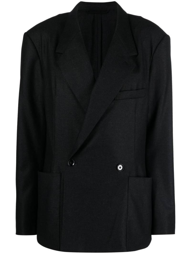 LEMAIRE double-breasted cashmere blazer - Grey von LEMAIRE