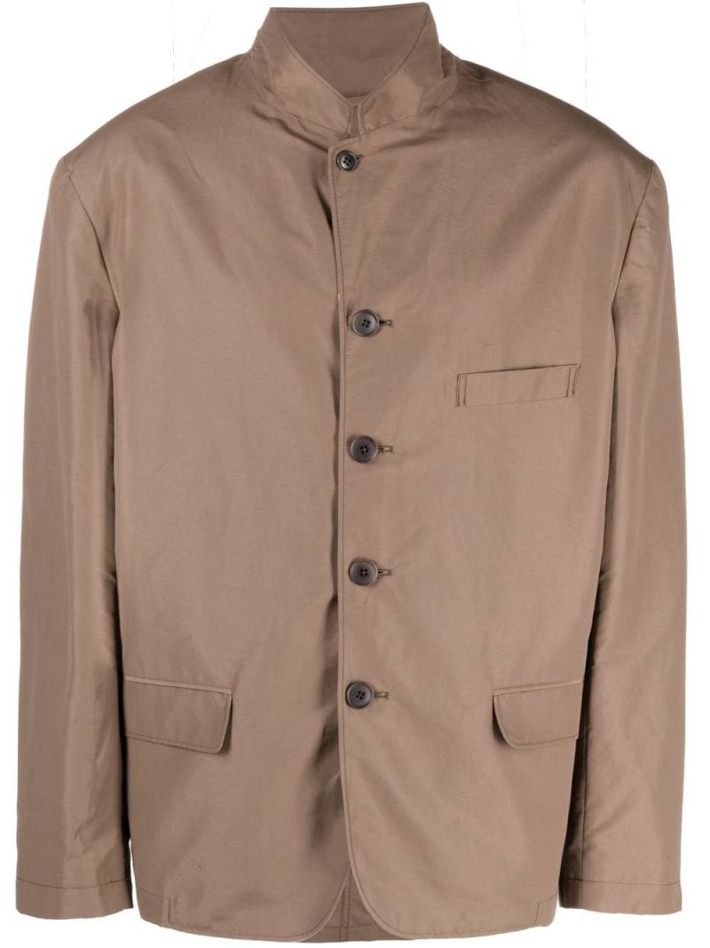 LEMAIRE notched-lapel single-breasted jacket - Brown von LEMAIRE