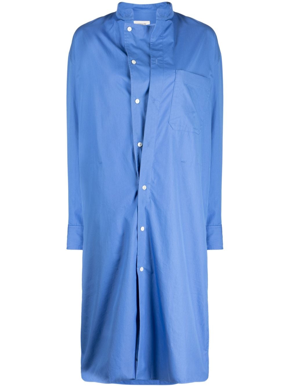 LEMAIRE organic-cotton poplin shirtdress - Blue von LEMAIRE