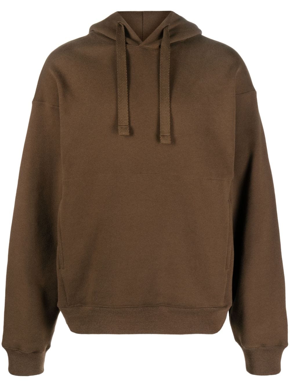 LEMAIRE relaxed-fit cotton hoodie - Brown von LEMAIRE