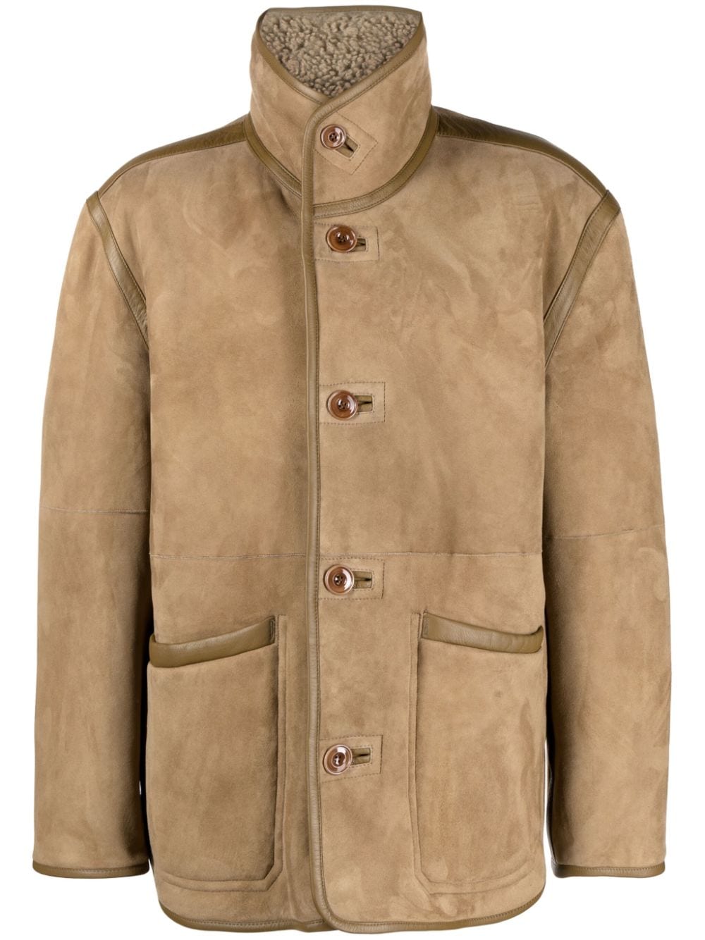 LEMAIRE reversible shearling jacket - Brown von LEMAIRE